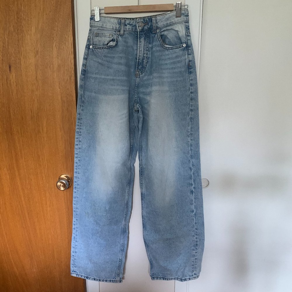 Straight leg jeans